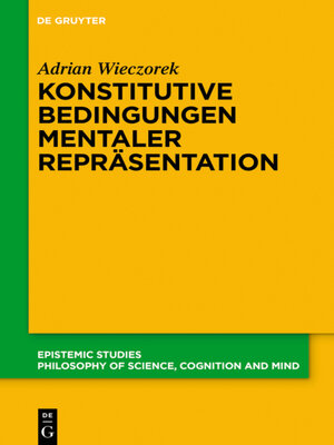 cover image of Konstitutive Bedingungen mentaler Repräsentation